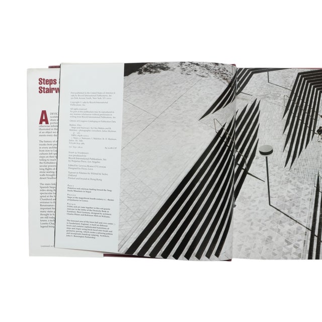 Steps & Stairways by Cleo Baldon and Ib Melchior, with Julius Shulman as photographic consultant. Hardcover book with...