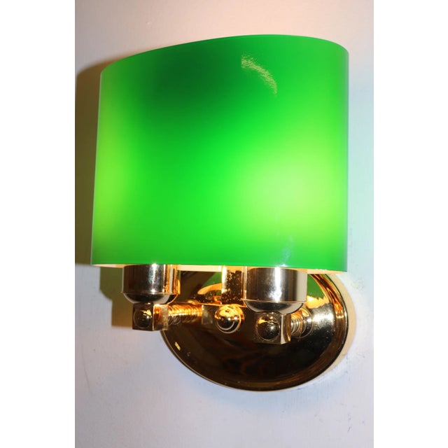 Glass 1990s Maritime Nostalgia Inspired Ship Wall Lamp For Sale - Image 7 of 9