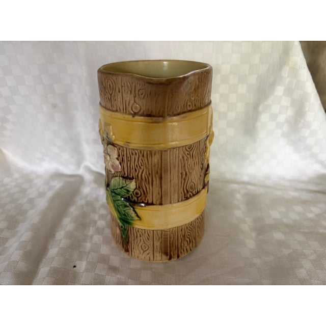 Auburn 19th Century Majolica Pitcher For Sale - Image 8 of 12