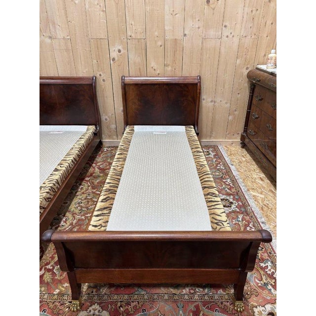 Period: 20th century Style: Consulat, Empire Condition: Perfect condition Material: Solid wood Length: 220Width: 90Height:...