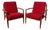 Grete Jalk for France & Son Teak Lounge Chairs, Pair, Denmark, 1960s For Sale