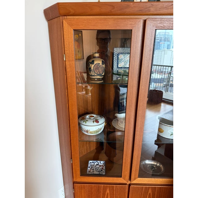 Mid 20th Century Mid Century Modern Corner Cabinet For Sale - Image 5 of 5