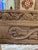 2010s Reclaimed Solid Wood Bench With Floral Carving Design For Sale - Image 5 of 7