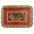 This English Regency papier mâché tray brings a striking chinoiserie presence to any interior. The lush garden scene with...