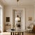 1950s Italian Brass Murano Lattimo Glass Pendant by Luigi Caccia Dominioni for Azucena, 1950s For Sale - Image 5 of 8