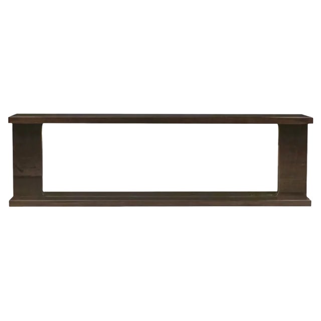 Walnut Majong Console Table by LK Edition For Sale