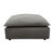 Boho Chic Cali Slate Performance Fabric Ottoman For Sale - Image 3 of 7