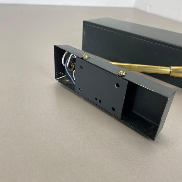 Modern Brass and Metal Adjustable Wall Light, 1950s For Sale - Image 15 of 18