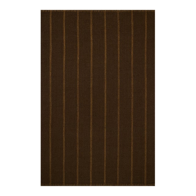 Amber Lewis x Loloi Harlan Espresso / Toffee 8'-6" x 11'-6" Area Rug For Sale