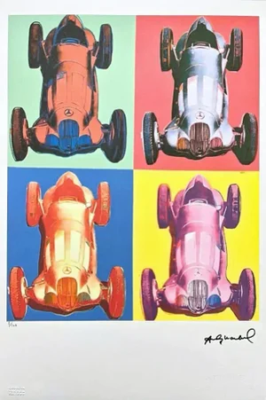 After Andy Warhol, Mercedes-Benz, 1980s, Lithograph