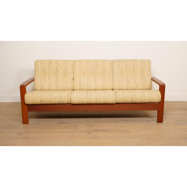 Vintage Three-Seater Sofa in Teak For Sale - Image 15 of 15