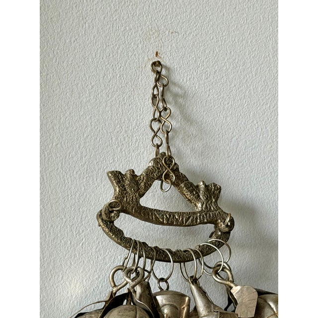 Rustic Early 19th Century Brazilian Penca De Balangandãs Folk Amulet Charm Cluster For Sale - Image 3 of 6