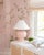 New special order item. Not vintage. The calm color palette of the Annie table lamp is simply stunning. The bulb shaped...