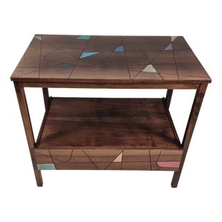 Vintage Table in Beech, 1960s For Sale