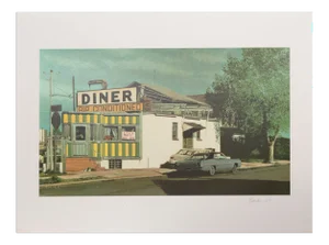 John Baeder, Royal Diner, Screenprint