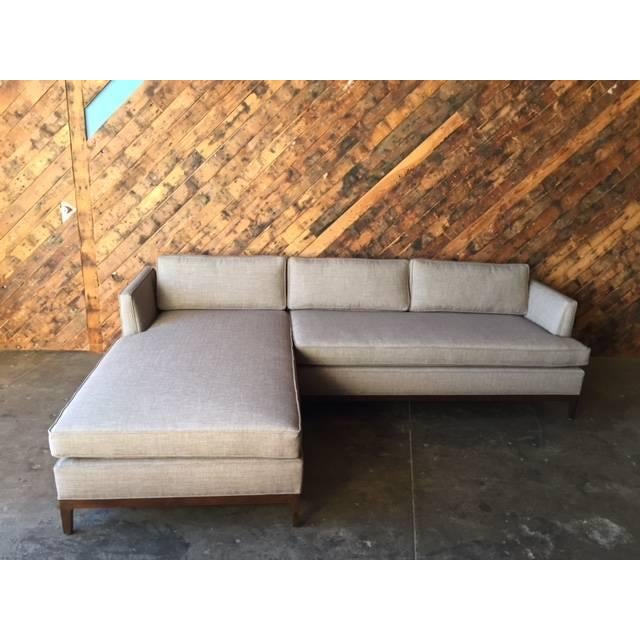 MidCentury Style Custom Reversible Sectional Chairish