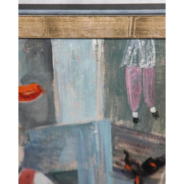 Margaretha Verheus, Waterloo Puppets, 1969, Oil Painting on Canvas, Framed For Sale - Image 6 of 13