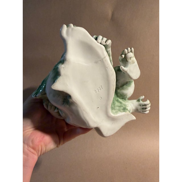 Traditional Mid 20th C Dresden Pair of Porcelain Monkeys For Sale - Image 3 of 8