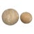 Vintage Alabaster Carved Balls - Set of 2 For Sale