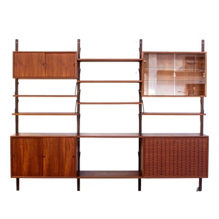 Mid-Century Royal Wall Shelving System in Teak by Poul Cadovius for Cado, 1960s For Sale