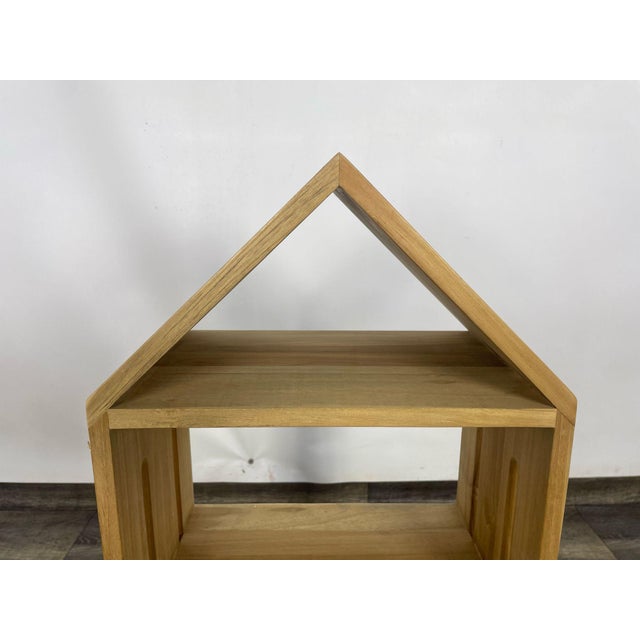 Vintage Blonde Rosewood Bookcase For Sale - Image 5 of 12