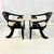 Stanley Jay Friedman 1980s Vintage Chinoiserie Asian Modern Curled Arms Spoon Side Chairs - A Pair, After Stanley Jay Friedman For Sale - Image 4 of 18