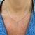 Metal Gabriel & Co. Lusso 14k White Gold 0.09ctw Diamond Anchor Pendant Necklace For Sale - Image 7 of 7