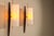 Brown Wall Lights in Acrylic Glass, Teak and Glass from Arlus, France, 1950s, Set of 2 For Sale - Image 8 of 12
