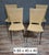 Chairs in Skaï after Colette Guéden, 1950s, Set of 4 For Sale - Image 4 of 7