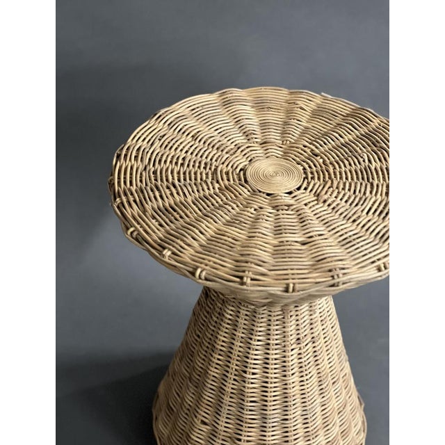 Rattan Side Table from Hkliving, 2010s, in Flawless conditions. Designed from 2000 I have official proof of authenticity...