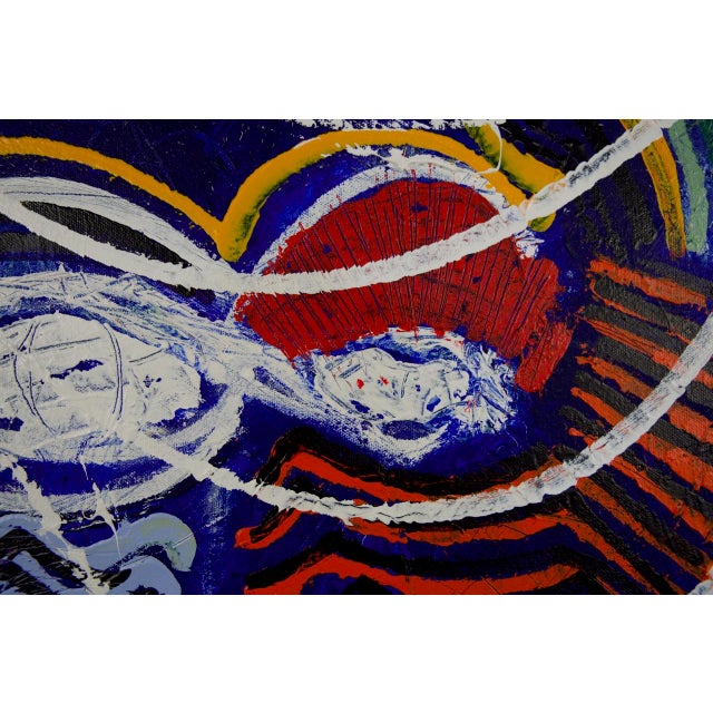 Truly an exceptional, statement painting from Berlin. An evolutionary piece from his Lil’ Angel series depicting the...