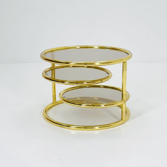Mid-Century Coffee Table with 3 Swivel Levels by Milo Baughman, Italy, 1970s For Sale - Image 10 of 11