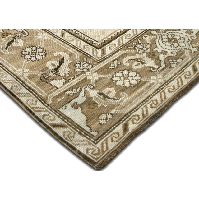 Transitional 1920s Caucasian Karabagh Rug For Sale - Image 3 of 7