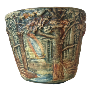 Early 20th Century Weller Pottery Forest Planter