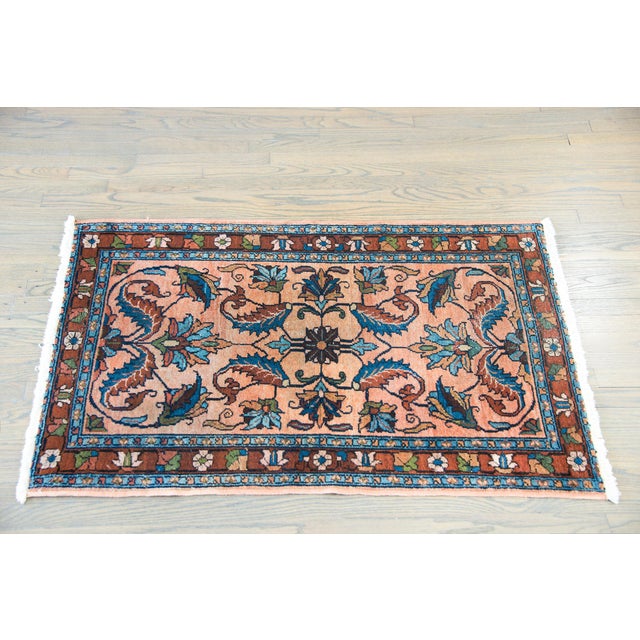 Persian Early 20th Century Persian Lilihan Rug For Sale - Image 3 of 13