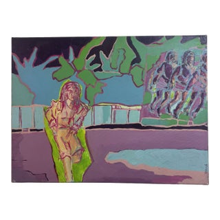 Original Acrylic on Canvas by Danka Krol For Sale