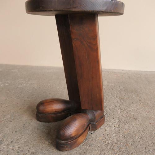 Vintage Pine Side Table For Sale - Image 5 of 8