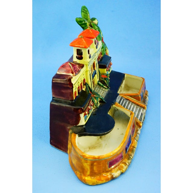 20th Century Vintage Ceramic Sculptures Orthodox Church and Casino of Sanremo, Italy, 1890s, Set of 2 For Sale - Image 17 of 18