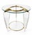 1960s Italian Acrylic and Brass Side Table, 1960s For Sale - Image 5 of 15