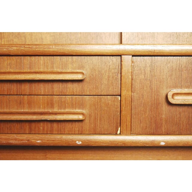 Vintage Danish Teak High Sideboard, 1950s For Sale - Image 15 of 18
