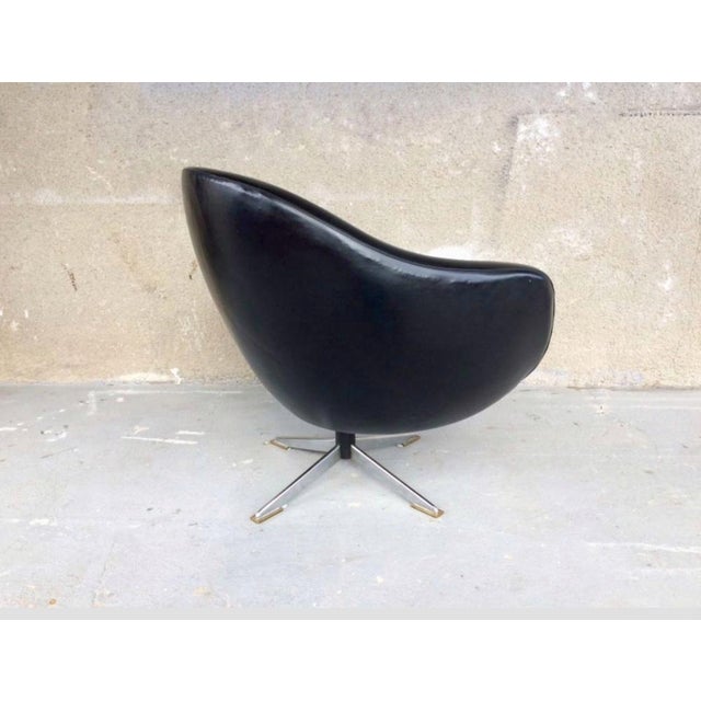 Mid-Century Swivel Lounge Chair, 1960s For Sale - Image 6 of 9