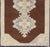 Mid 20th Century Vintage Turkish Oushak Runner With Floral Medallions in Brown, Gray, Taupe For Sale - Image 5 of 13