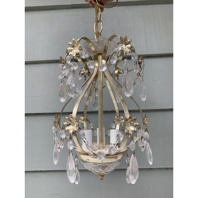 Late 20th Century Vintage Late 20th Century Italian Chandelier For Sale - Image 5 of 10