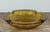 Mid-Century Modern Mid Century Modern Amber Art Glass Ashtray Bowl Thick Textured Catchall For Sale - Image 3 of 5