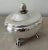 Silver Silver Plate Hinged Oval Box on Claw Feet For Sale - Image 8 of 10