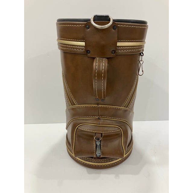 Golfers Leather Wastebasket For Sale In Boston - Image 6 of 10