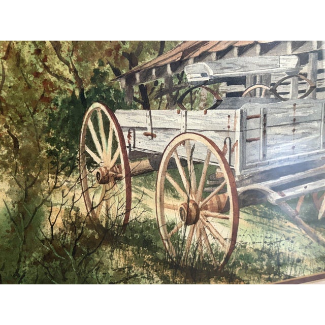 Original watercolor by Florida artist Val Williamson, signed and dated lower right "Val Williamson (c) 1978." Original...