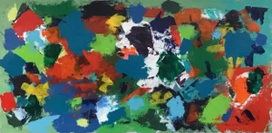 “Rush Hour” Contemporary Original Abstract Acrylic Painting by Stephen Stilgenbauer