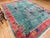 1900 - 1909 Vintage Chinese Art Deco Hand-Knotted Wool Rug, Floral Design, 1920s, 9' x 12' For Sale - Image 5 of 15