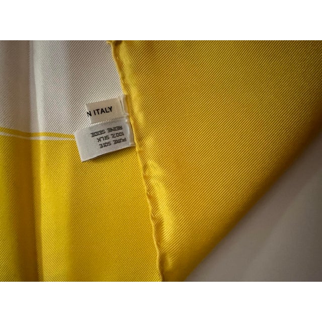 Textile Christian Dior, Silk Vintage Scarf, Featuring René Gruau High Fashion Illustration For Sale - Image 7 of 9